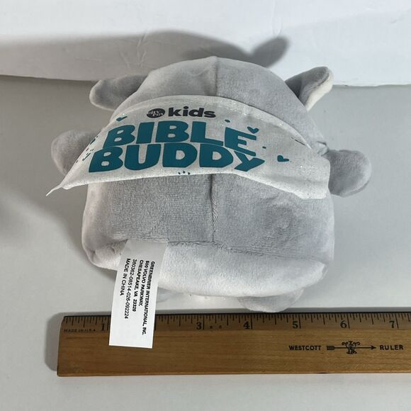 Squishable Round Grey/White lamb Stuffed Gray Plush Toy 6’’ - Picture 7 of 8